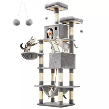 MOZOS Kitty Tree grote krabpaal voor katten, hoogte 206 cm