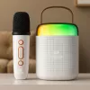 MOZOS MK Wit karaoke-microfoon bluetooth-luidspreker