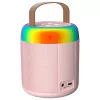 MOZOS MK Roze karaoke-microfoon met bluetooth-luidspreker