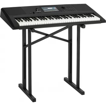 MOZOS KSX5 X-type keyboardstandaard voor digitale piano, synthesizer, zwart