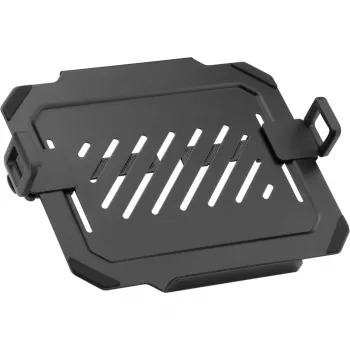 MOZOS LP-BASIC laptophouder voor monitorarmen, zwart, staal, VESA 75x75/100x100 mm, 10 inch-17,3 inch
