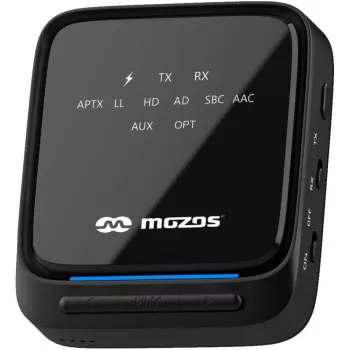 MOZOS B3 aptX HD Bluetooth 5.0-transmitter & receiver met optical/AUX
