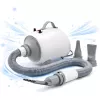 MOZOS XB2-PRO luchtblazer en droger voor dierenverzorging, 2100 W, grijs/wit