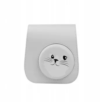 LOVEINSTANT beschermhoes voor Fujifilm Instax Mini 11 - schattig kattenontwerp, grijs