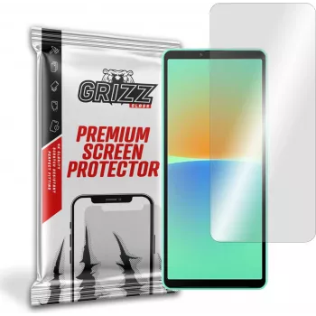GrizzGlass Hybrid Glass screenprotector voor Sony Xperia 10 IV - Transparant