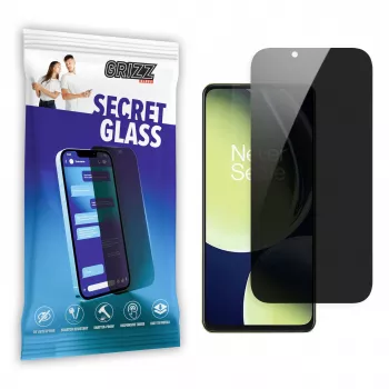 GrizzGlass SecretGlass privacyscreen protector gehard glas voor OnePlus Nord CE 3 Lite