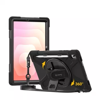 Crong Defender Plus hoes voor Samsung Galaxy Tab S11 11 inch - zwart