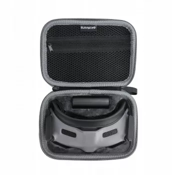SUNNYLIFE beschermtas voor DJI Goggles 2 - grijs/zwart harde schaal EVA-schuim