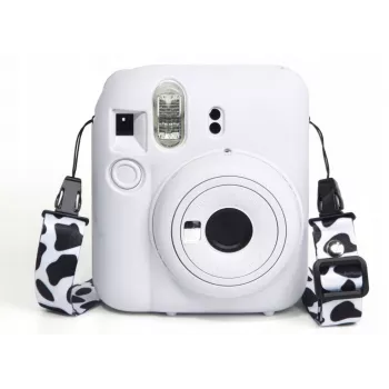 LOVEINSTANT siliconen hoesje voor Fujifilm Instax Mini 12 - wit