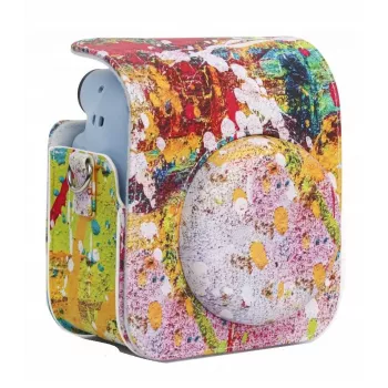 LOVEINSTANT hoesje etui voor Fujifilm Instax Mini 12, Colorful Spots