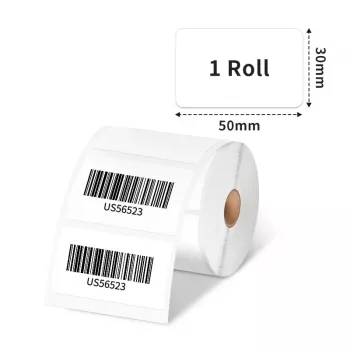Phomemo 230 etiketten 50x30mm direct thermische zelfklevende etiketten voor M110 M120 M200 M220 M221 / XP5030-230