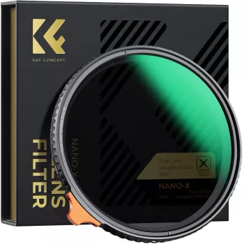 K&F Concept variabel ND-filter ND2-ND32 77mm True Color MRC Nano X