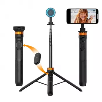 KF selfiestick statief 162 cm magnetisch MagSafe voor smartphone met afstandsbediening Kf09.139
