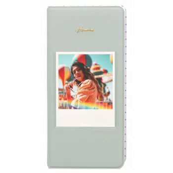 LOVEINSTANT fotoalbum 64 foto's voor Fuji Instax Wide, Square, Polaroid 600, SX-70, Now - groen
