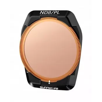 SUNNYLIFE hybride 2-in-1 polarisatiefilter PL + grijs ND8 voor DJI Air 3S / 3 + etui Fi923-8p