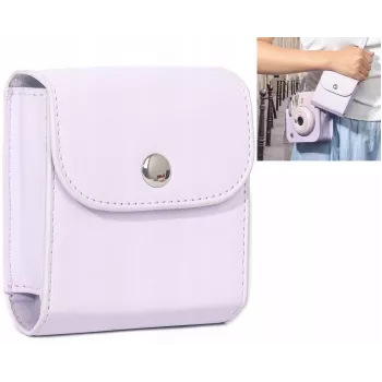 LOVEINSTANT fotoalbum-hoes voor Fujifilm Instax Square en Mini-afdrukken – paars, 64 foto's