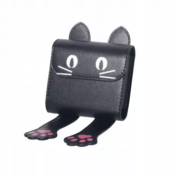 LOVEINSTANT Hoes voor Instax Square Mini-foto's, geschikt voor Fuji SQ1 SQ6 99 41 40 12 11, Black Cat