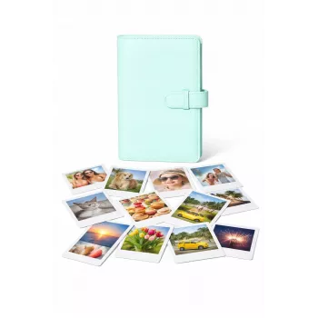 LOVEINSTANT fotoalbum 108 foto's voor Fuji Instax Mini 13 12 11 40 41 99 Evo Link / groen