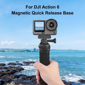 PULUZ Magnetic Quick Release Mount met GoPro-houder voor DJI Osmo Action 6 / Nano / Puluz / PU1079B