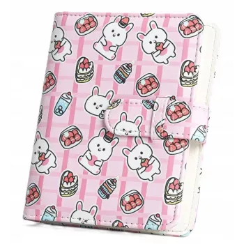 LOVEINSTANT fotoalbum 64 foto's voor Fujifilm Instax Mini 99 41 12 40 11 Evo LiPlay Link, Strawberry Rabbits Design