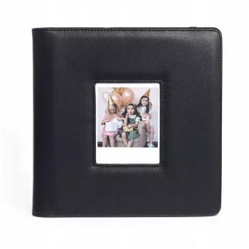 LOVEINSTANT Fotoalbum voor 288 foto's, compatibel met Fuji Instax Wide 400/300, Polaroid 600/Now, zwart