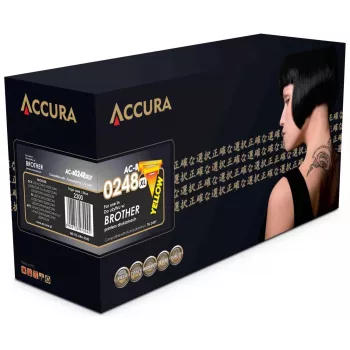 Accura Brother Toner (TN-248XLY) Vervangend - Geel High Yield