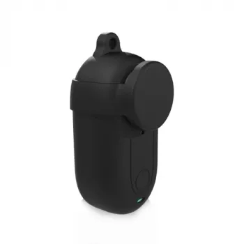 PULUZ siliconen beschermhoes met lensklep voor Insta360 GO 3 – zwart