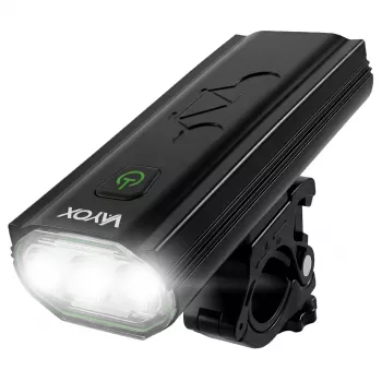 VAYOX VA0112 fietsvoorlicht, 980 lm, 4000 mAh, powerbank-functie, IPX6, USB-C