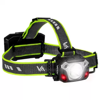 VAYOX VA0103 accu-hoofdlamp, 1200 lm, SST40, bewegingssensor, powerbank-functie
