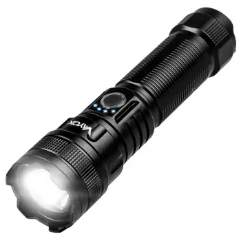 VAYOX VA0179 accu-zaklamp, 600 lm, 10 W, zoom, powerbank-functie, USB-C