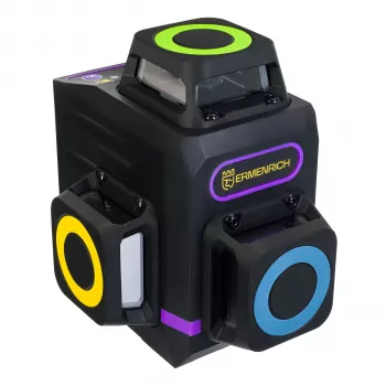 Ermenrich LV60 PRO laserwaterpas - groene straal, zelfnivellerend, 2 lijnen, bereik tot 60 m