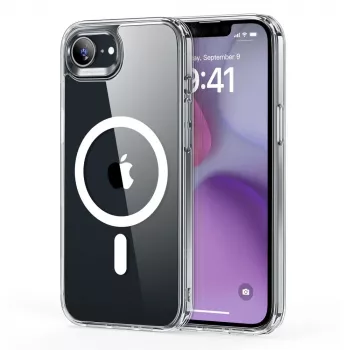ESR Classic Hybrid HaloLock MagSafe-hoesje voor iPhone 16e / 17e, Clear