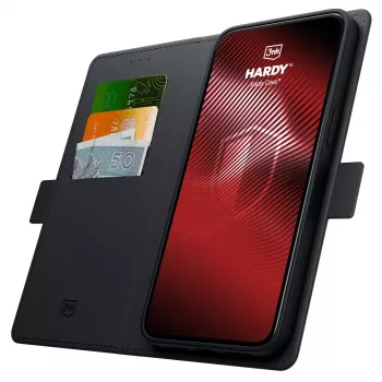 3MK PROTECTION Hardy Foldy Case voor Xiaomi Redmi 13C / POCO C65 - zwart
