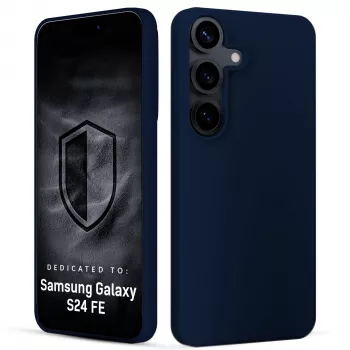 3MK PROTECTION Samsung Galaxy S24 FE - 3mk Hardy Mellow Case donkerblauw