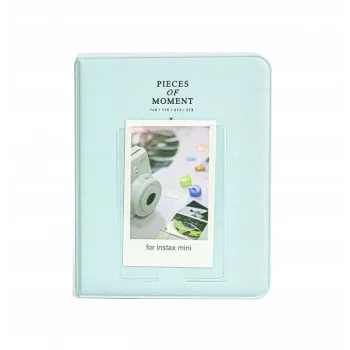 LOVEINSTANT fotoalbum 64 foto's voor Fuji Instax Mini 13 12 11 40 41 99 Evo Link / groen