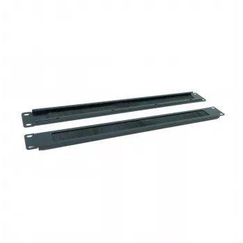 RACKTEL RL-ZASZP 1U borstel-kabeldoorvoerpaneel voor 19 inch rack, zwart