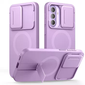 Tech-Protect Kevlar Aura MagSafe Hoesje voor Samsung Galaxy A57, Violet