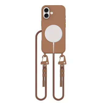 Tech-Protect Magnecklace MagSafe iPhone 16 chocoladebruin