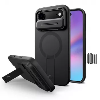 Tech-Protect Kevlar Aura MagSafe Hoesje voor Apple iPhone Air, Zwart