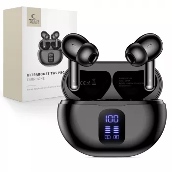 TECH-PROTECT ULTRABOOST TWS EARPHONE PRO G2 ZWART