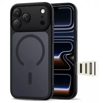 TECH-PROTECT MagPeak MagSafe CC iPhone 17 Pro Mat Zwart