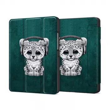 Tech-Protect Smart Case voor Samsung Galaxy Tab A9 8,7 inch SM-X110/X115/X117 - kattenontwerp