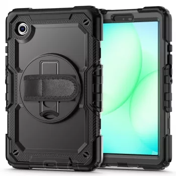 Tech-Protect Solid Case voor Samsung Galaxy Tab A9 / A11 8,7 inch X110 / X115 / X133 / X135, zwart