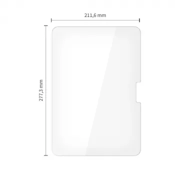 TECH-PROTECT Glass Fit+ 2-pack gehard glas schermbeschermfolie voor iPad Air 13 inch (2024-2026) / iPad Pro 13 inch (2024-2025) transparant