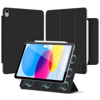 Tech-Protect Smartcase magnetisch hoesje voor iPad 10,9 inch (10e generatie 2022) / iPad 11 inch (2025) - zwart