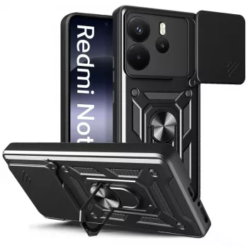 Tech-Protect Camshield Pro hoesje voor Xiaomi Redmi Note 14 4G, mat zwart