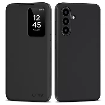 Tech-Protect Smart Wallet Hoesje voor Samsung Galaxy A56 5G, Mat zwart