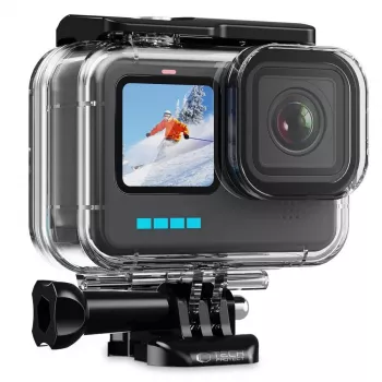 TECH-PROTECT GA200 waterdichte behuizing voor GoPro Hero 9 / 10 / 11 / 12 / 13 - transparant