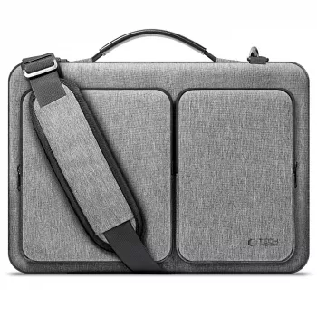 Tech-Protect Defender laptoptas 15-16 inch grijs