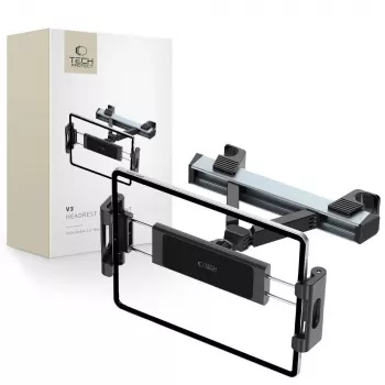 TECH-PROTECT V3 hoofdsteunhouder voor tablets zwart